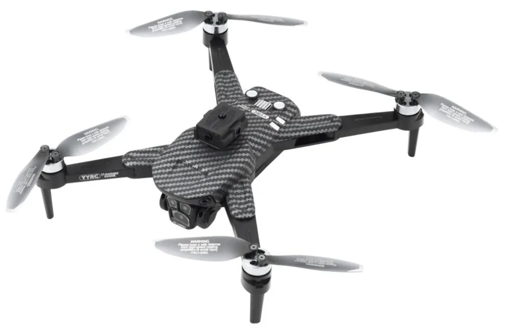 Drone Y329 HD Caméra Wifi LED Carbone Noir pour Pilotage en Temps Réel