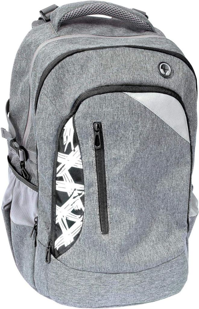 EBERHARD FABER Schulrucksack X-Style grau/schwarz Produktbild 