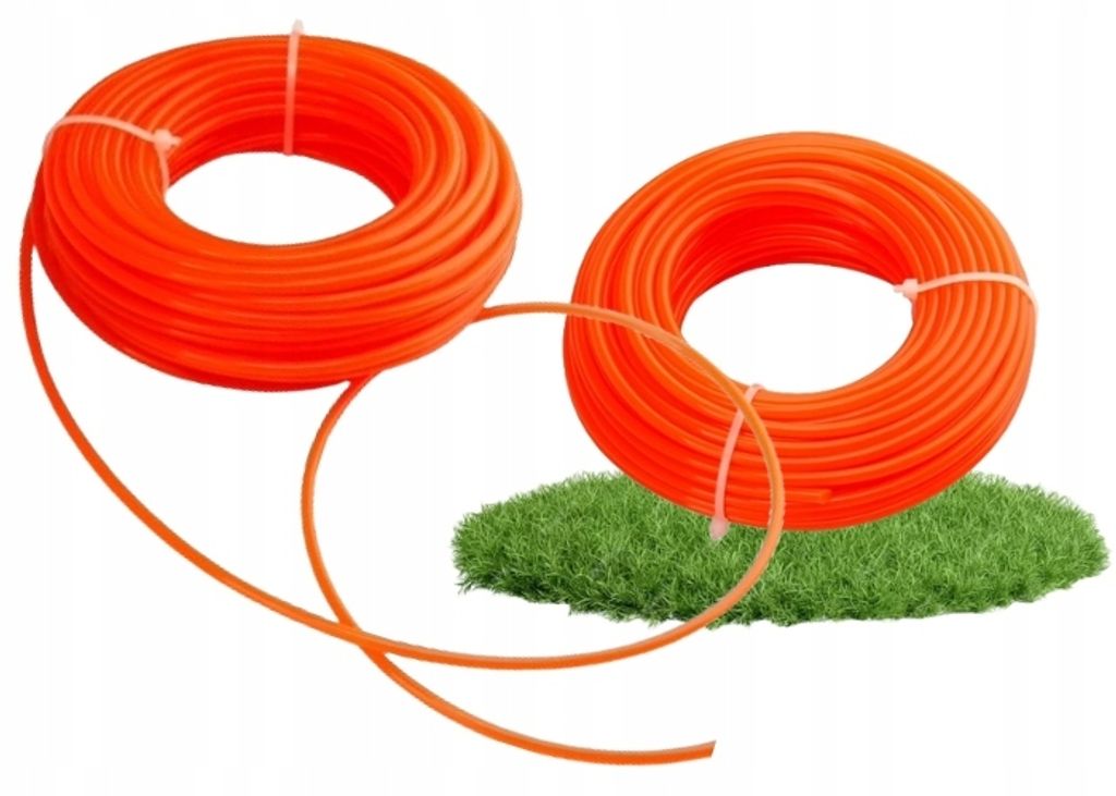 Trimmerdraad voor grasmaaierkop, 2,4 mm, 15 meter Productafbeelding 