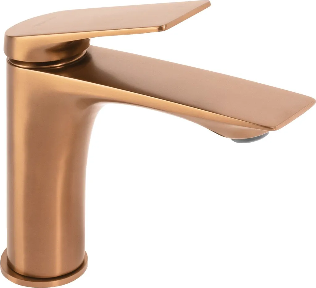 Collezione Rea Avalon Copper Brush: Miscelatore Lavabo Design Contemporaneo