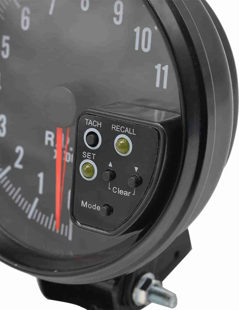 Compte-tours Sport pour Circuit avec Shift Light et Alerte Régime