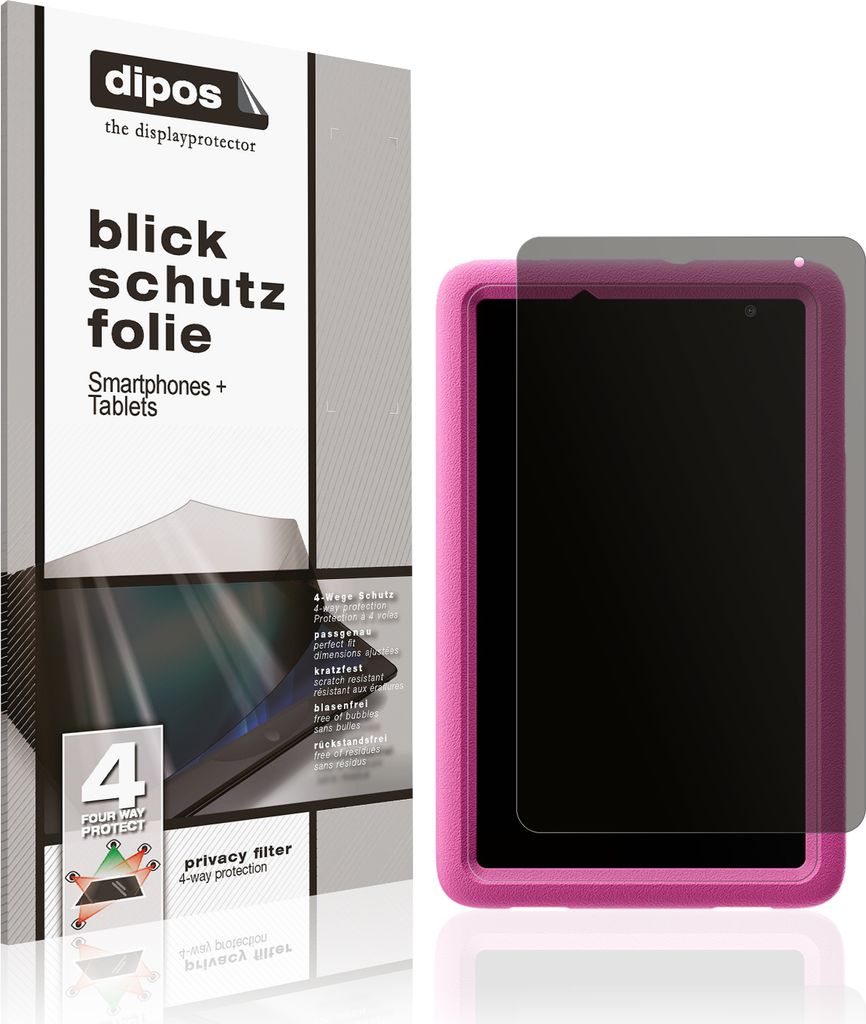 Blickschutzfolie für Blackview Tab A5 Kids matt Schutzfolie Folie Display Schutz dipos