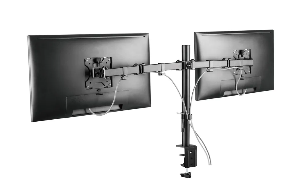 Techly Support Double Écran PC 13-32 Pouces Bras de Moniteur ICA-LCD-382D - 10