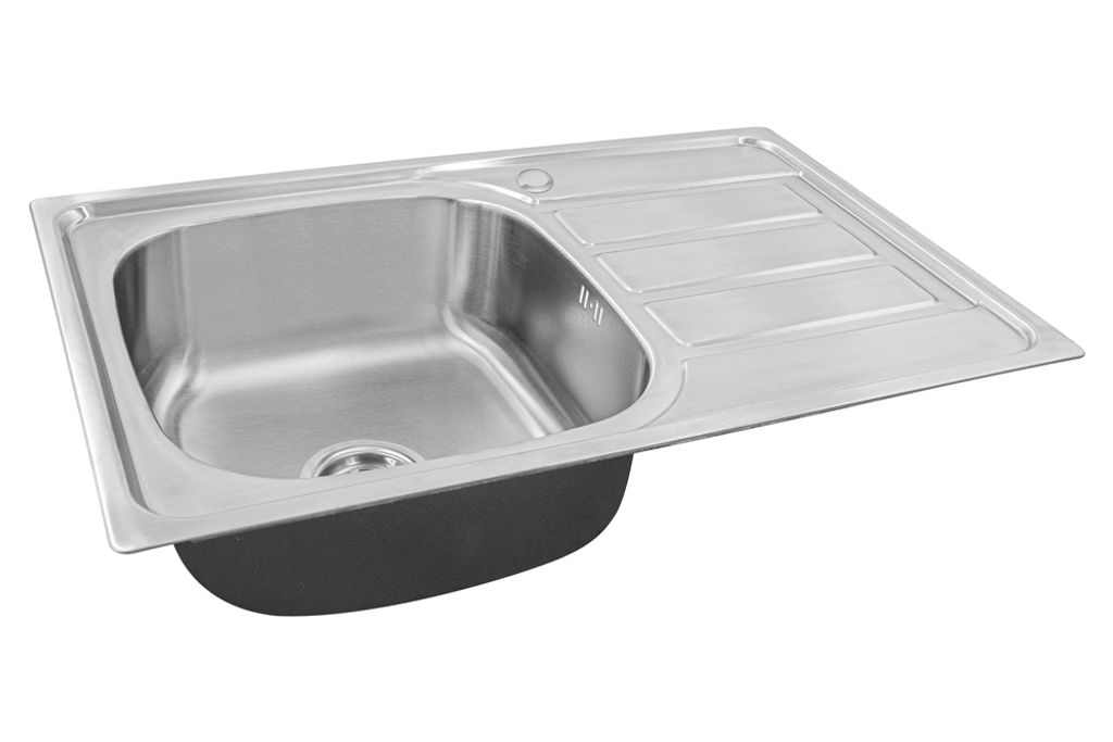 Proaja- 80x50x18cm Küchenspüle Edelstahl 304 Materialstärke Produktbild 