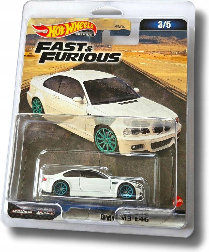 Hot Wheels Premium BMW M3 E46 + PROTECTOR - FAST & FURIOUS Produktbild 