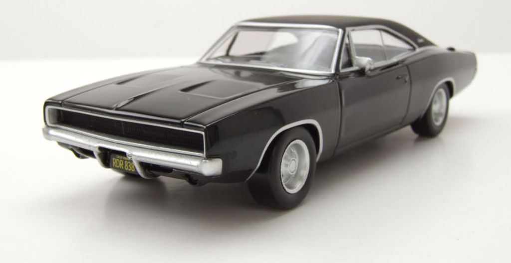 NOREV 1:43 Jet Car Dodge Charger 1968 Black 950004 Produktbild 