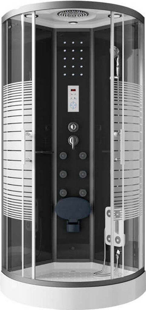 Home Deluxe - Doccia completa BLACK PEARL - Dimensioni: 90 Immagine del prodotto 