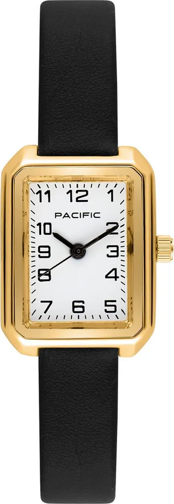 Montre-bracelet noire Pacific PC00829 : accessoire chic pour femme active