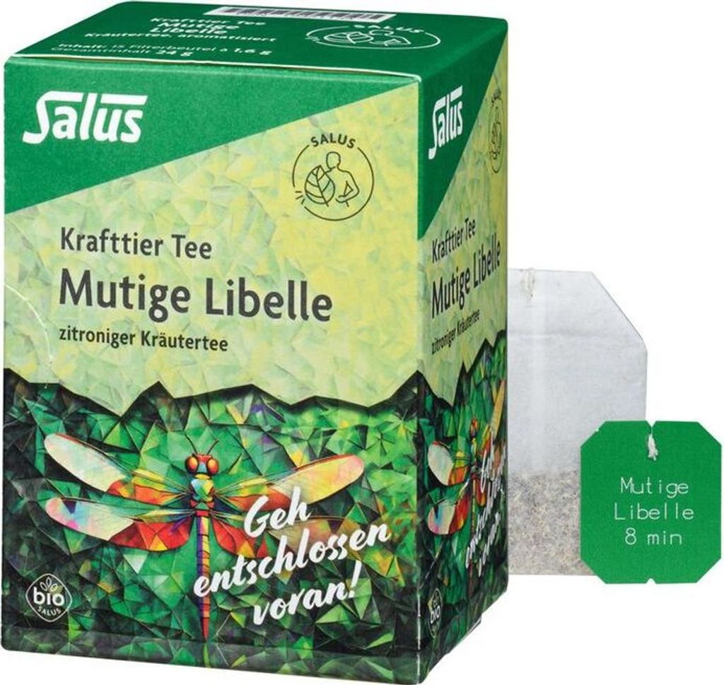 Salus Krafttier Tee Mutige Libelle, Kräutertee, aromatisiert 15 St