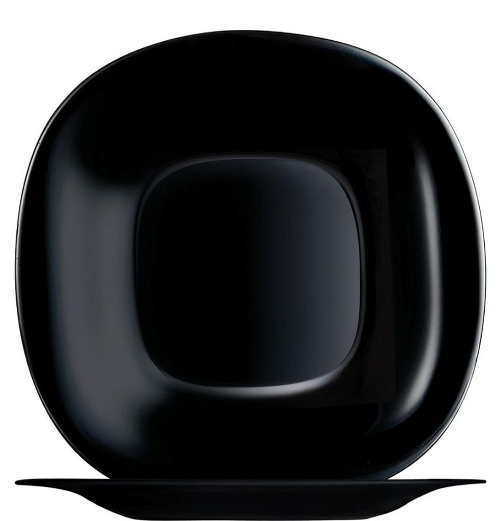 Carine Black Teller flach 19,5cm - 24 Stück Produktbild 