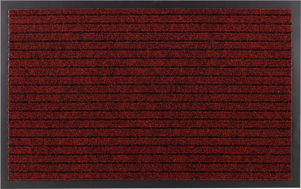 Türmatte rutschfest DURA 3879 Drinnen, Draußen, gummi - rot rot 50x80 cm