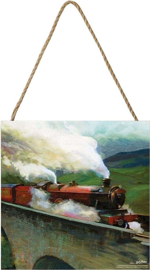 Harry Potter - Tafel, Holz, "Hogwarts Express" PM7644 (Einheitsgröße) (Bunt)