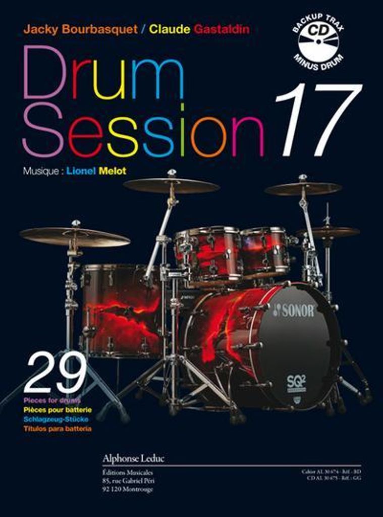 AL30674 Drum session vol.17 (+CD)pour batterie