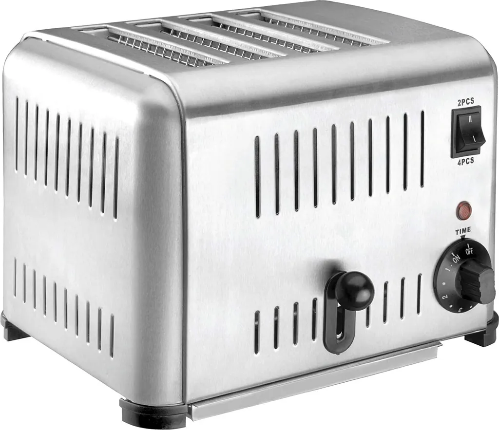 Grille-pain Anti-Attente 4 Fentes Inox pour Service Rapide