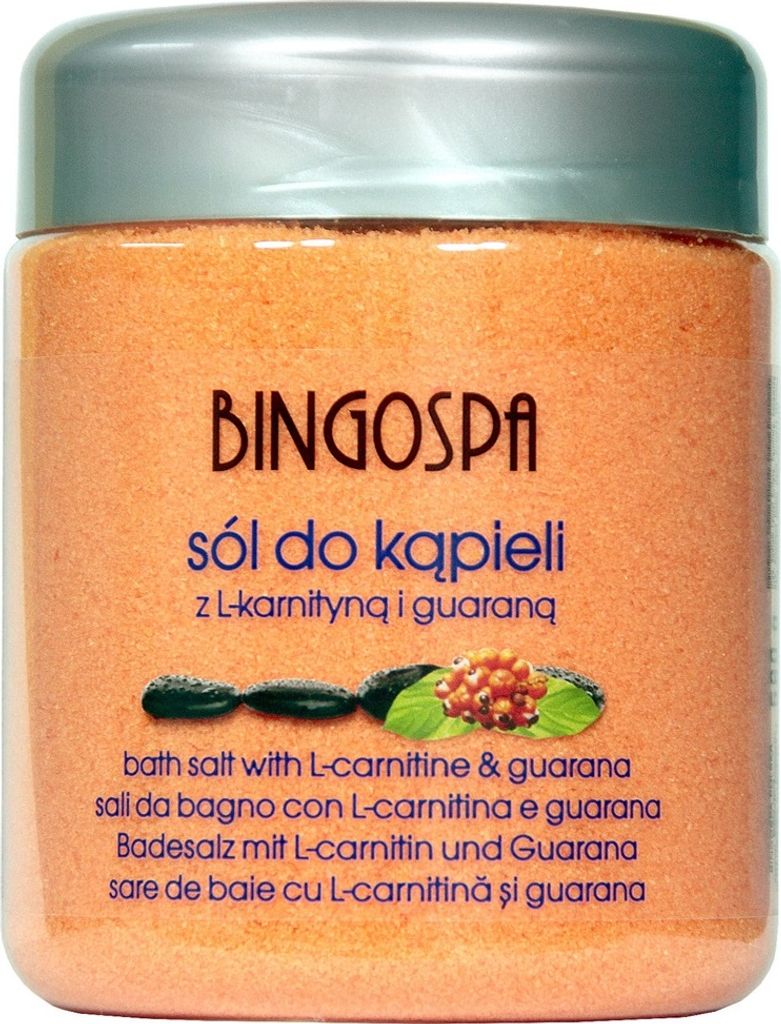 BingoSpa Sól do kąpieli z L-Karnityną i Guaraną, 580 g
