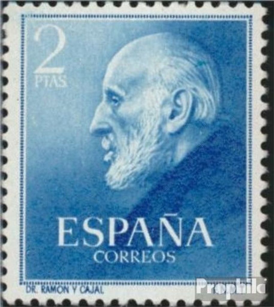 Briefmarken Spanien 1952 Mi 1012 (kompl.Ausg.) postfrisch Cajal