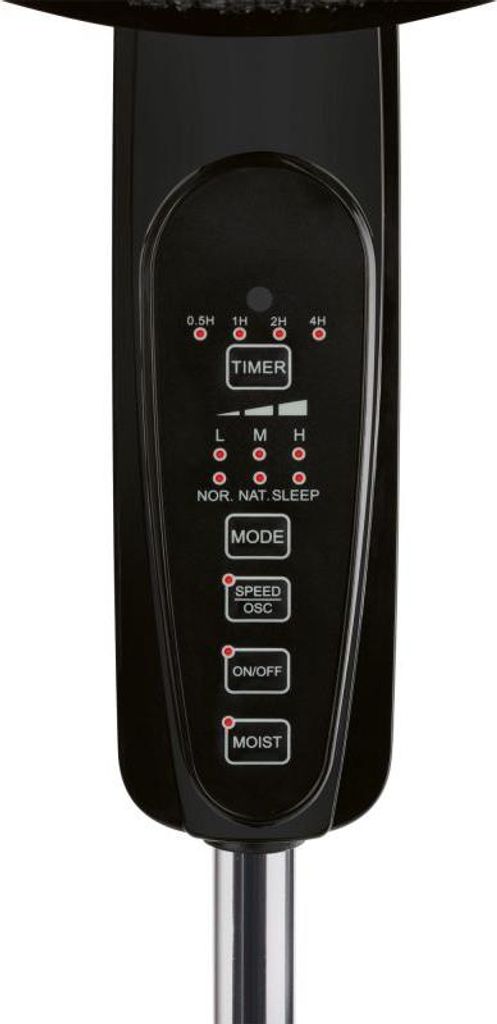 Ventillateur et humidificateur à roulette 40cm Noir Image du produit 