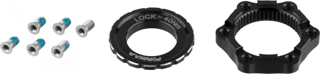 Adaptateur Center Lock Formula pour montage de disque 6 trous sur moyeu