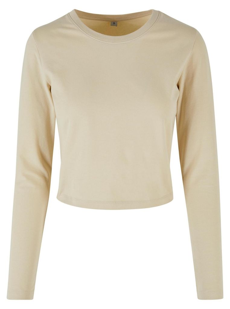 Build Your Brand - T-Shirt für Damen Langärmlig LT2103 (5XL) (Sand)