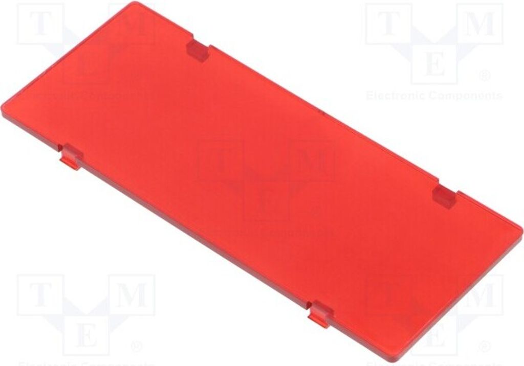 1x Filter Mat: rot Verwendung: ZD1006J--V0 ZDFCZ1006 Zubehör für Gehäuse auf DIN