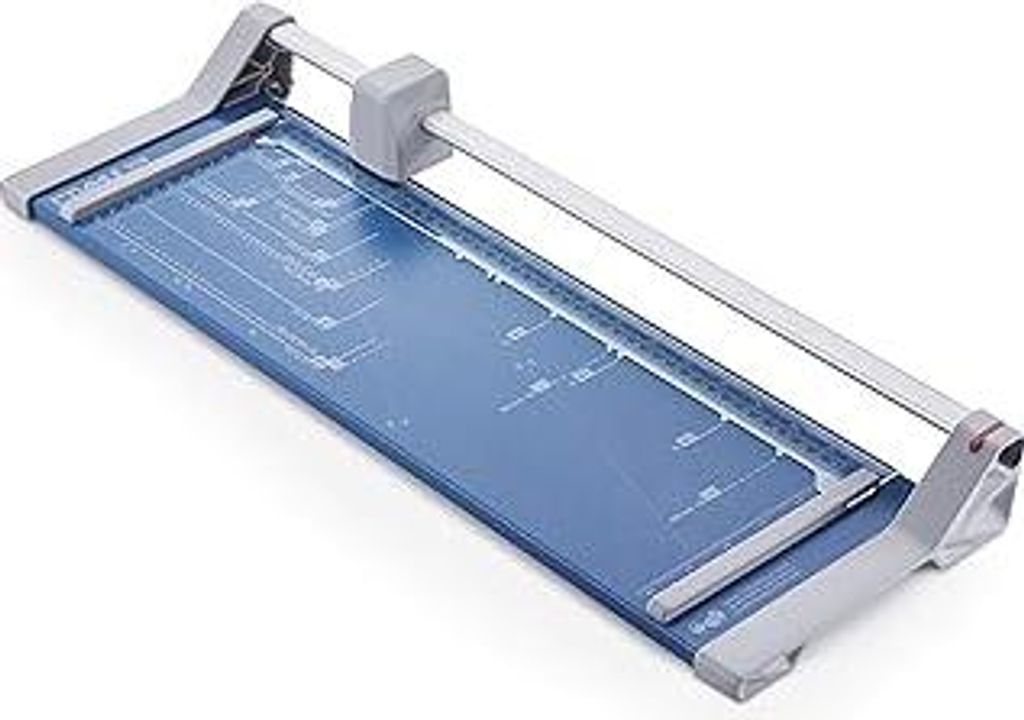 Dahle 508 Papierschneider (6 Blatt Schneidleistung, bis DIN A3) blau