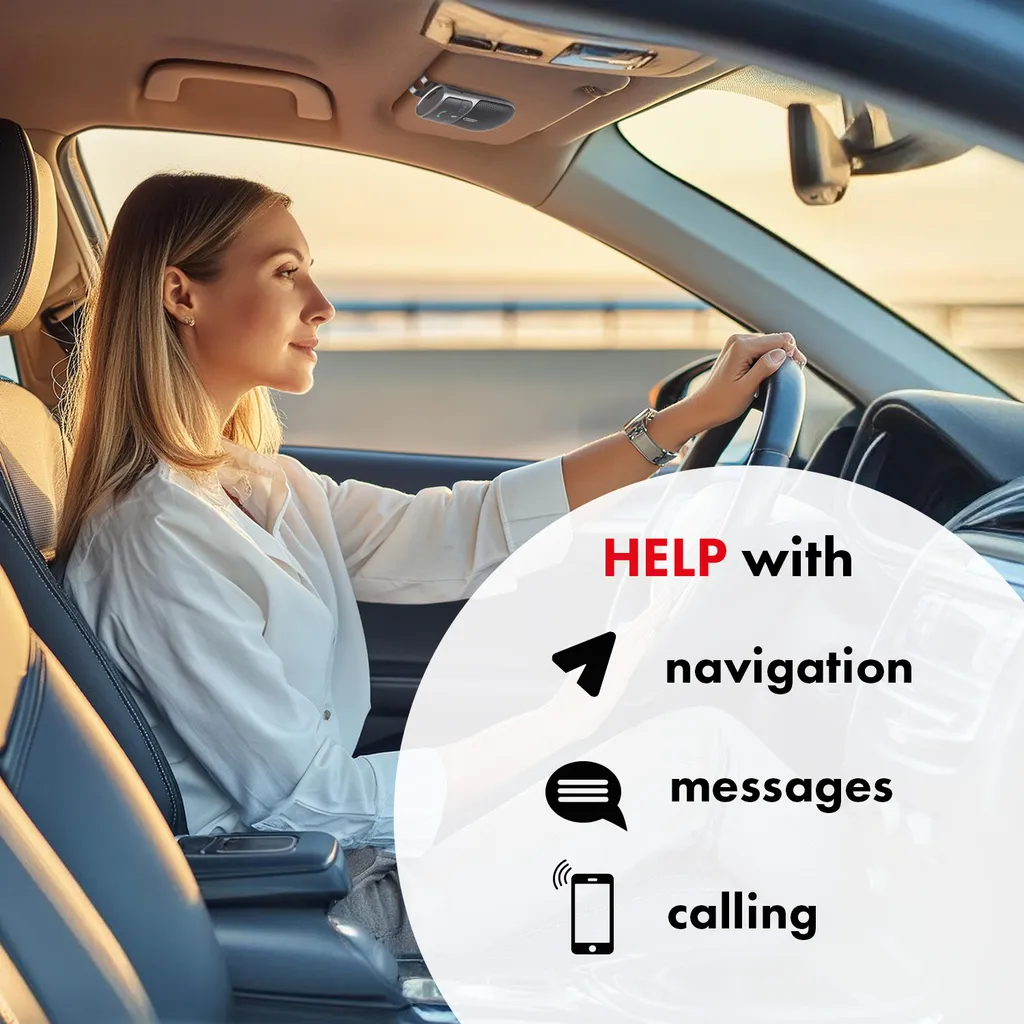 Audiocore AC480 Vivavoce Auto Bluetooth 5.0 A2DP Siri/Google - 7