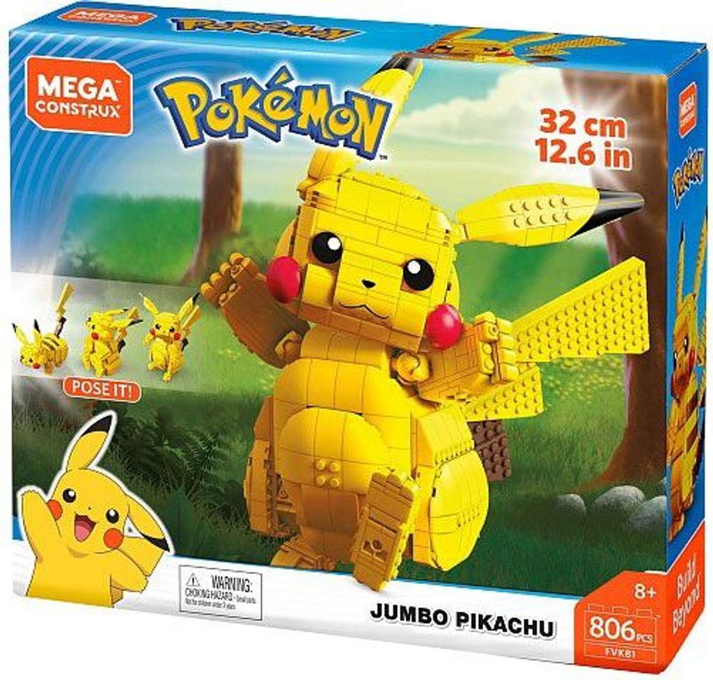 Mattel FVK81 Mega Construx Pokémon Jumbo Pikachu Obrázek produktu 27