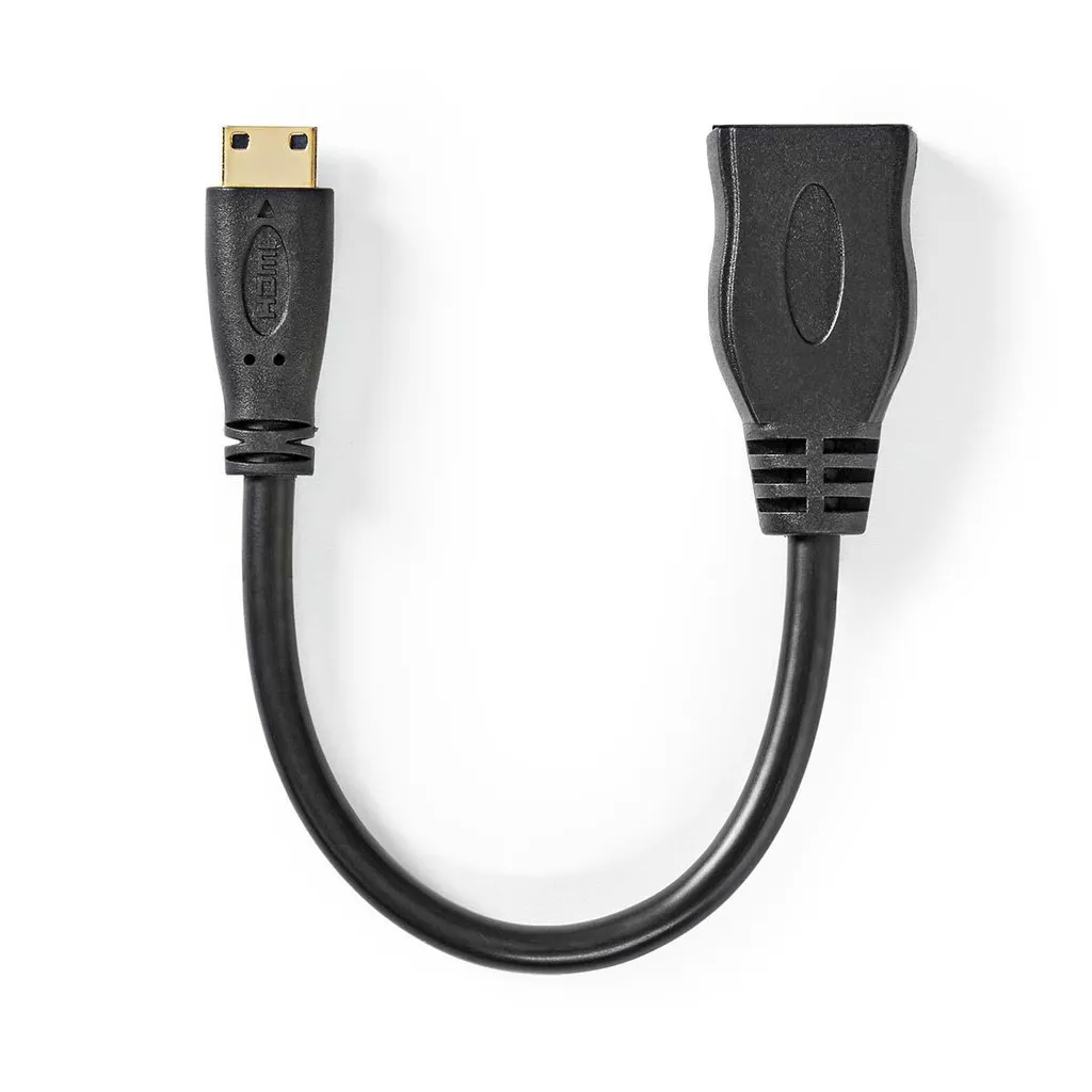 Cavo Video 4K Mini HDMI 0.2m | High Speed Ethernet 10.2Gbps
