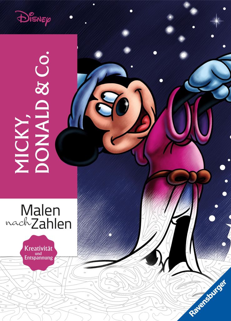 Disney - Malen nach Zahlen: Micky, Donald & Co. Produktbild 