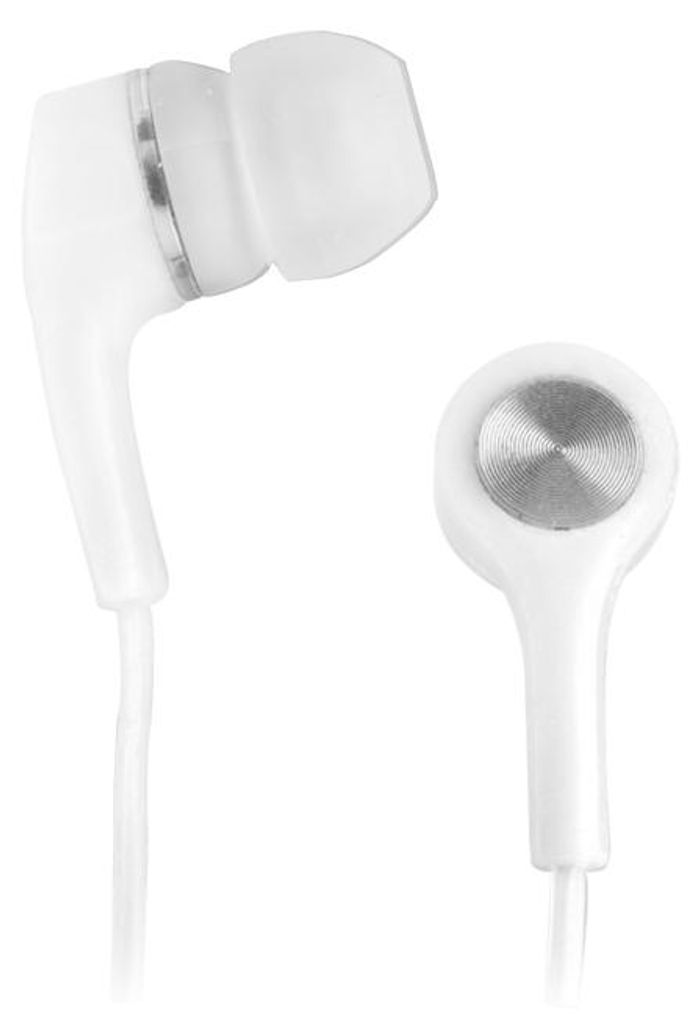 Setty Kabelgebundene In-Ear-Kopfhörer mit 3,5-mm-Miniklinkenstecker, weiß, stilvoll