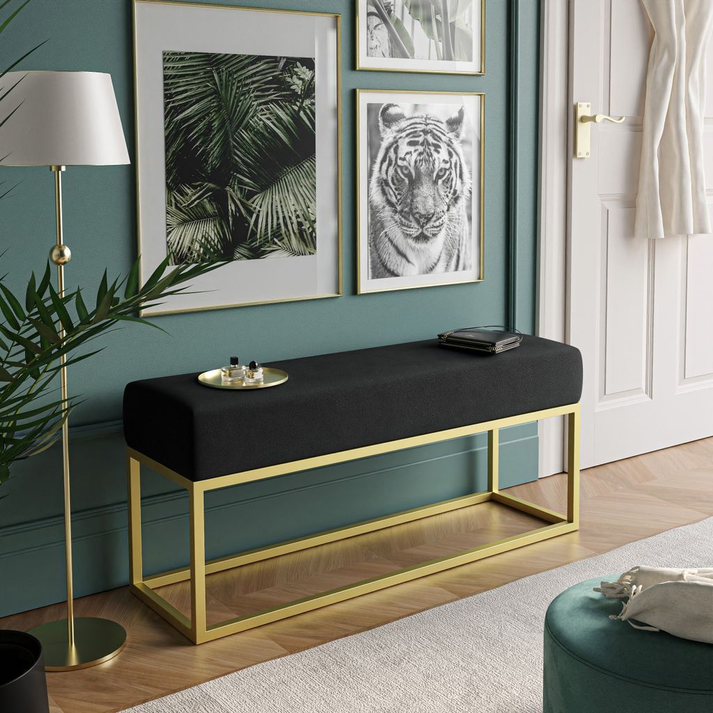 Polstersitzbank CANDY GOLD II 100 cm Jasmine 100