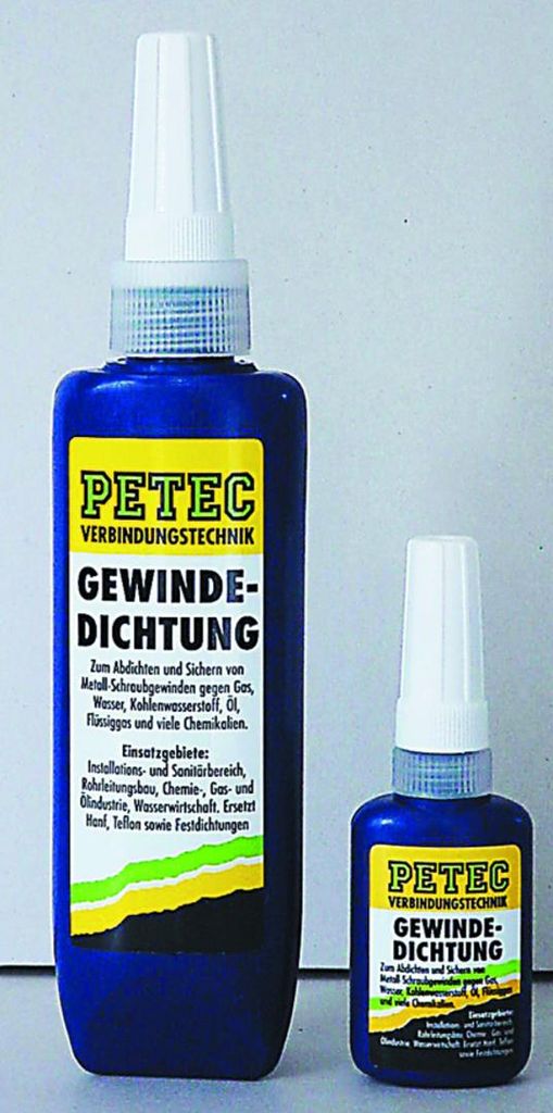 Gewindedichtung blau 100g Petec 97210 Gewindedichtmittel Flüssigdichtung