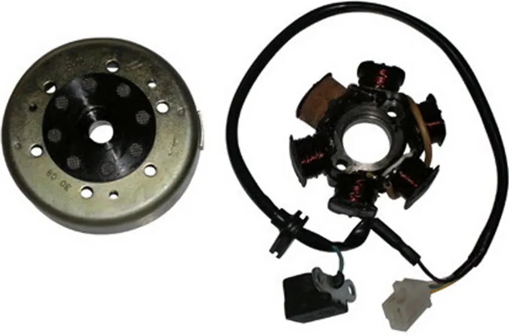 Alternateur 12V 90W pour Peugeot 50 Jet C-Tech et Ludix 10/14 Pouces