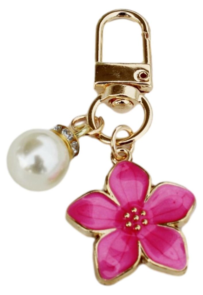 Schlüsselanhänger mit ergonomischem Blumendesign, dekorativer und vielseitiger Schlüsselhalter für Rucksäcke und Taschen