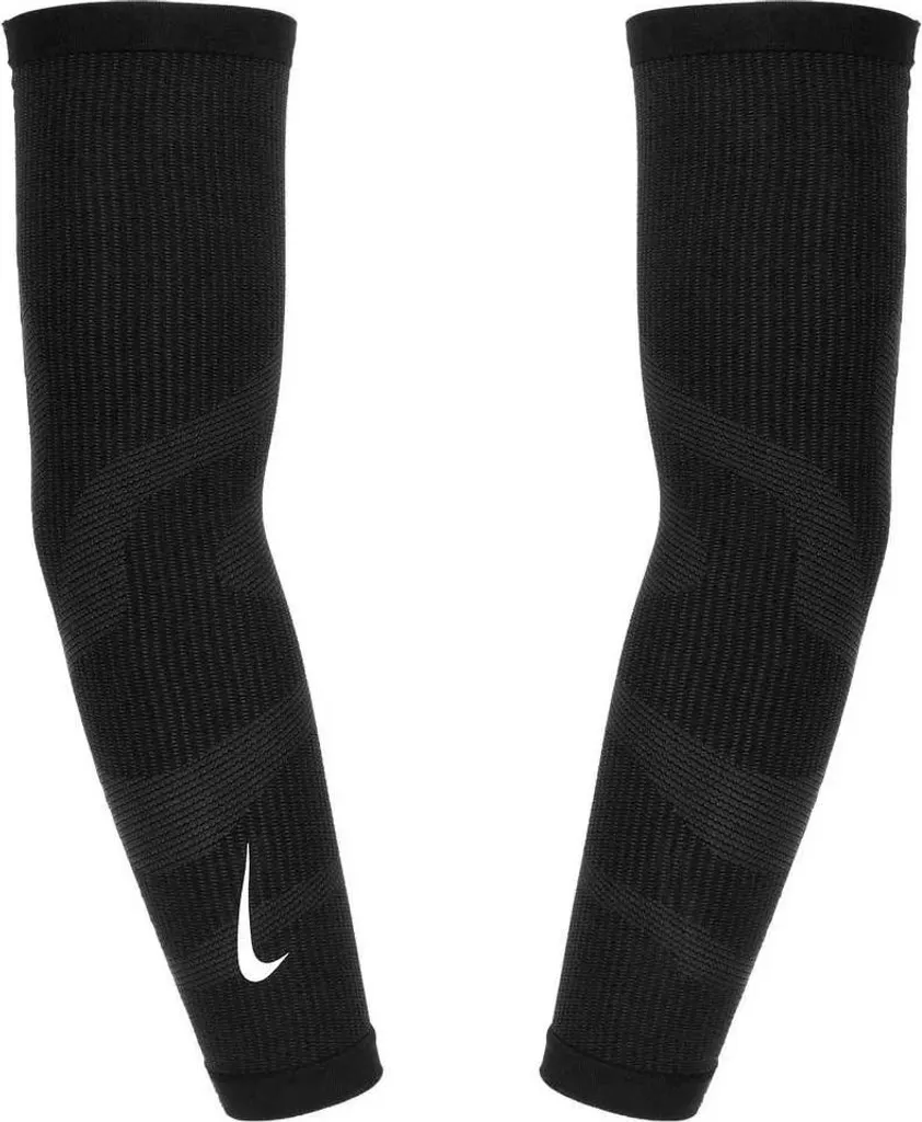 Manchons de Compression Nike en Tricot Noir pour Homme Taille S-M