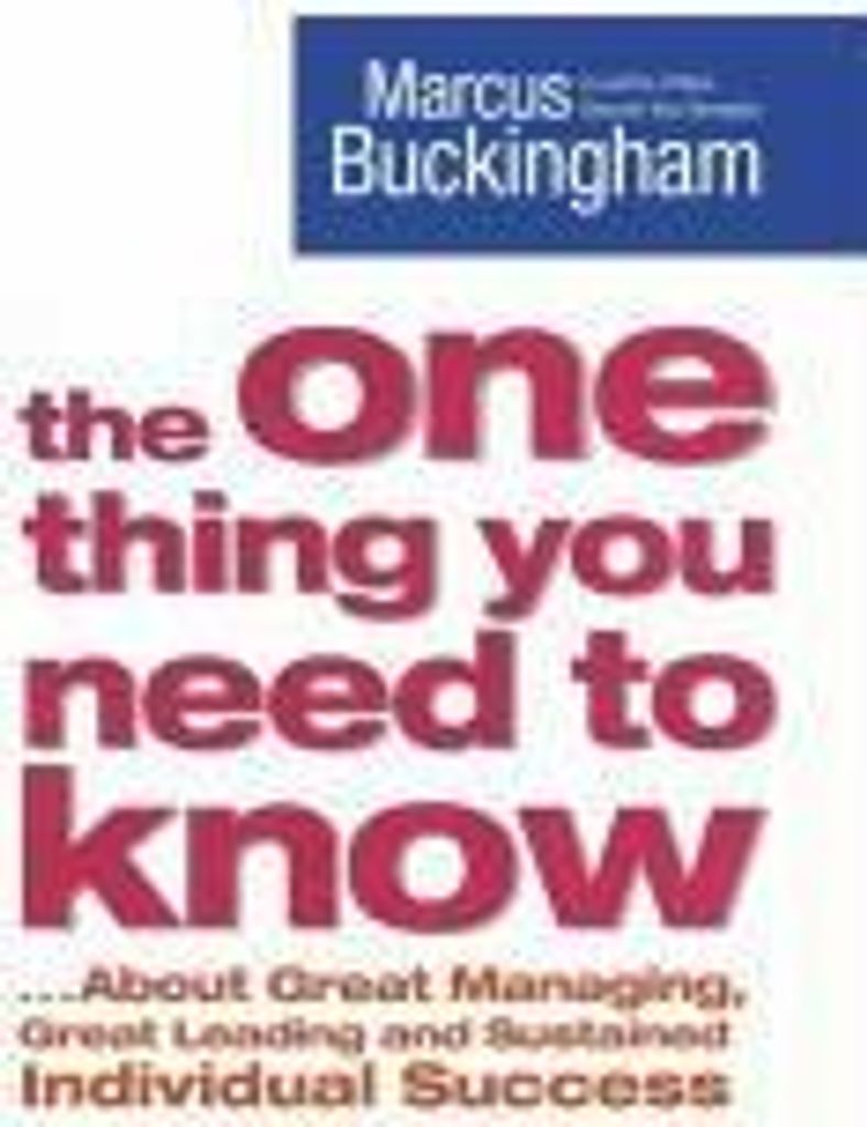 One Thing You Need To Know – Lingua: Inglese