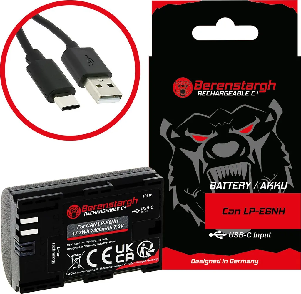 Batterie de Voyage USB-C pour Canon EOS R5 R6 - Charge Nomade