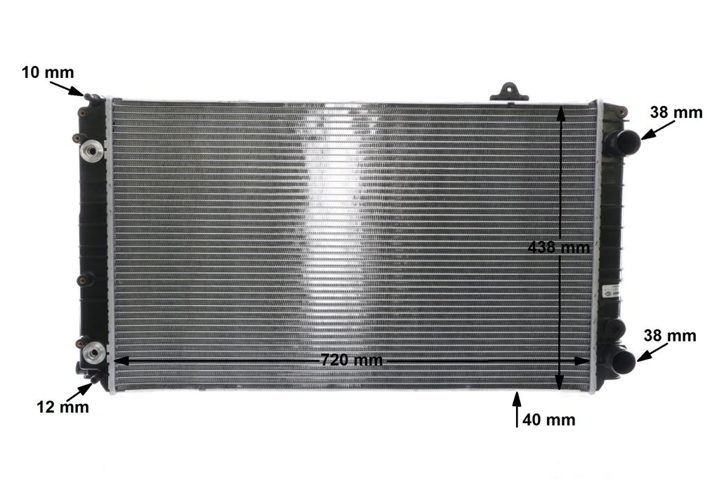 MAHLE Motorkühler (CR 853 000S) für A8 Kühler Motorkühlung
