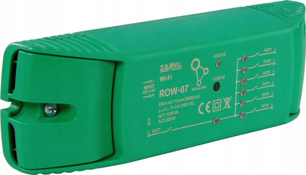 Module de Commande Wi-Fi 7 Sorties ROW-07 Zamel pour Maison Connectée - 4