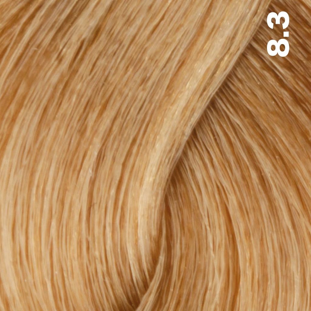 FemMas Hair Color Cream 100ml Haarfarbe Hellblond Gold 8.3