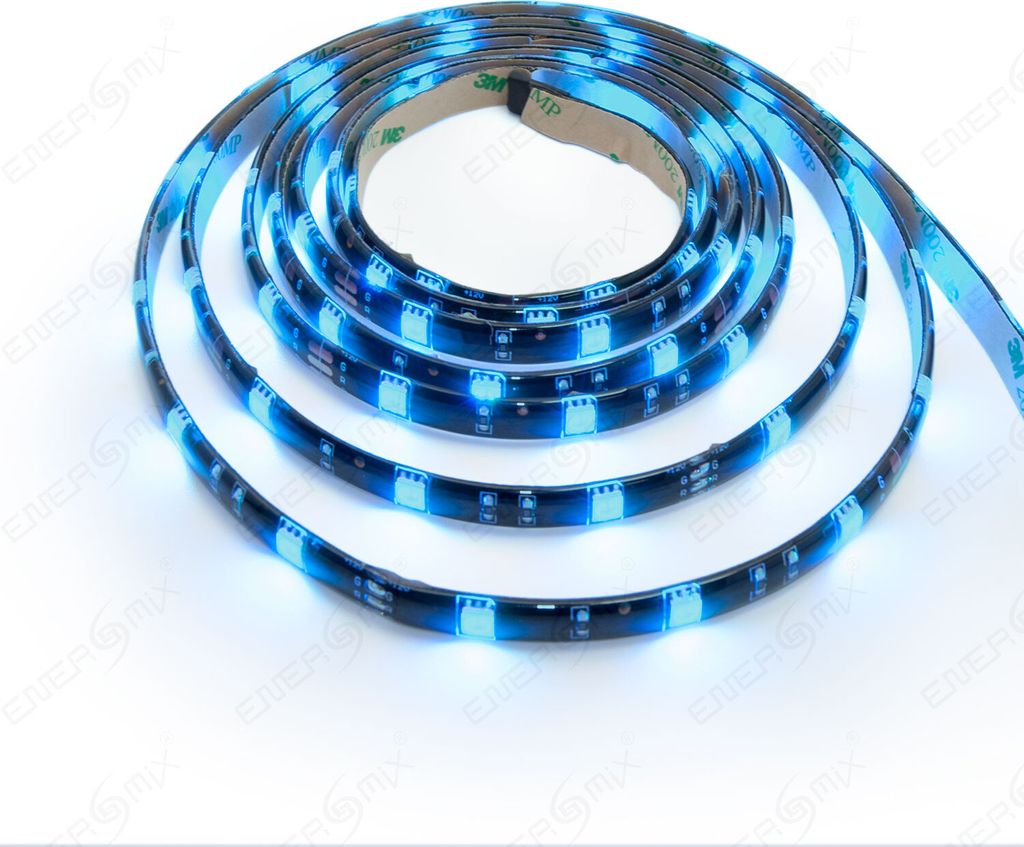 LED RGB Strip Streifen Set - 30 LEDs pro Meter mit Touch Fernbedienung Schwarz 8 Meter