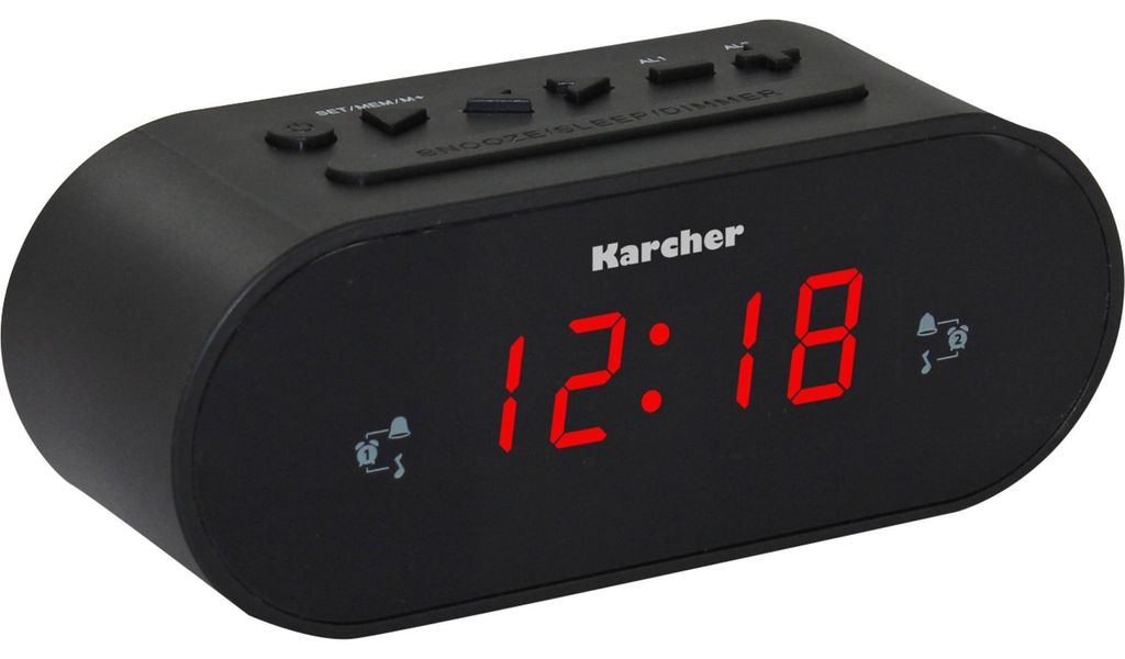 Radiobudzik Karcher UR 1030, czarny, 4666590004 Zdjęcie produktu 