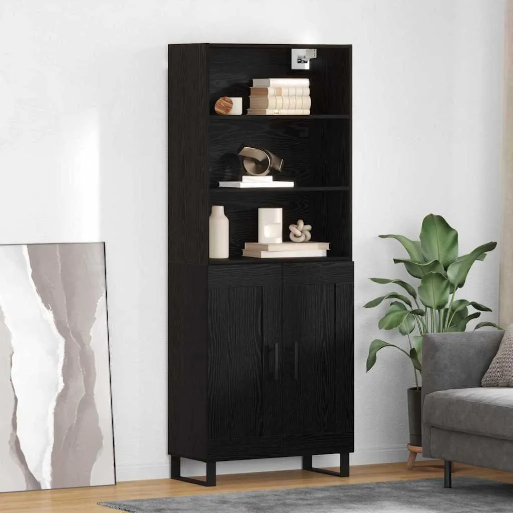 Coppia Lavagne vidaXL Rovere Nero per Creativi - Scrittura Fluida