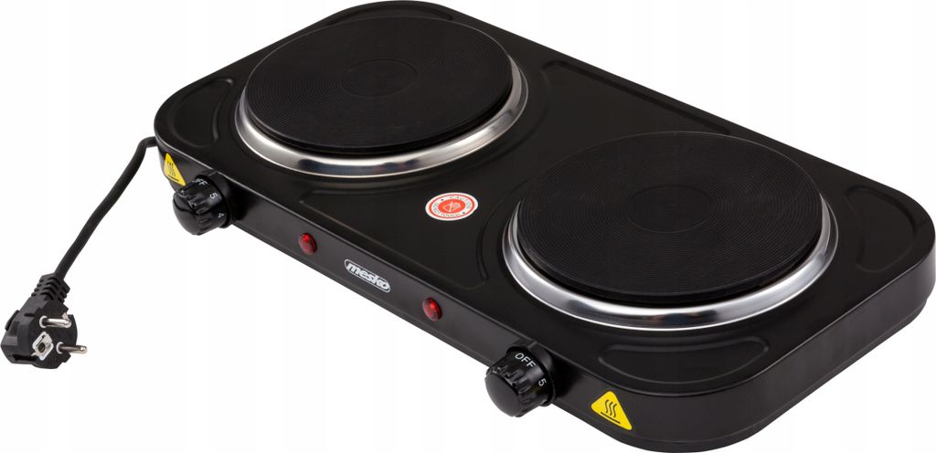 Elektryczna płyta grzejna Adler MS 6509 Black 2000 W Zdjęcie produktu 9