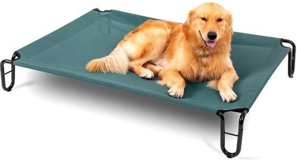 Panier pour chien de salon matelas orthopédique pour grand repos vert