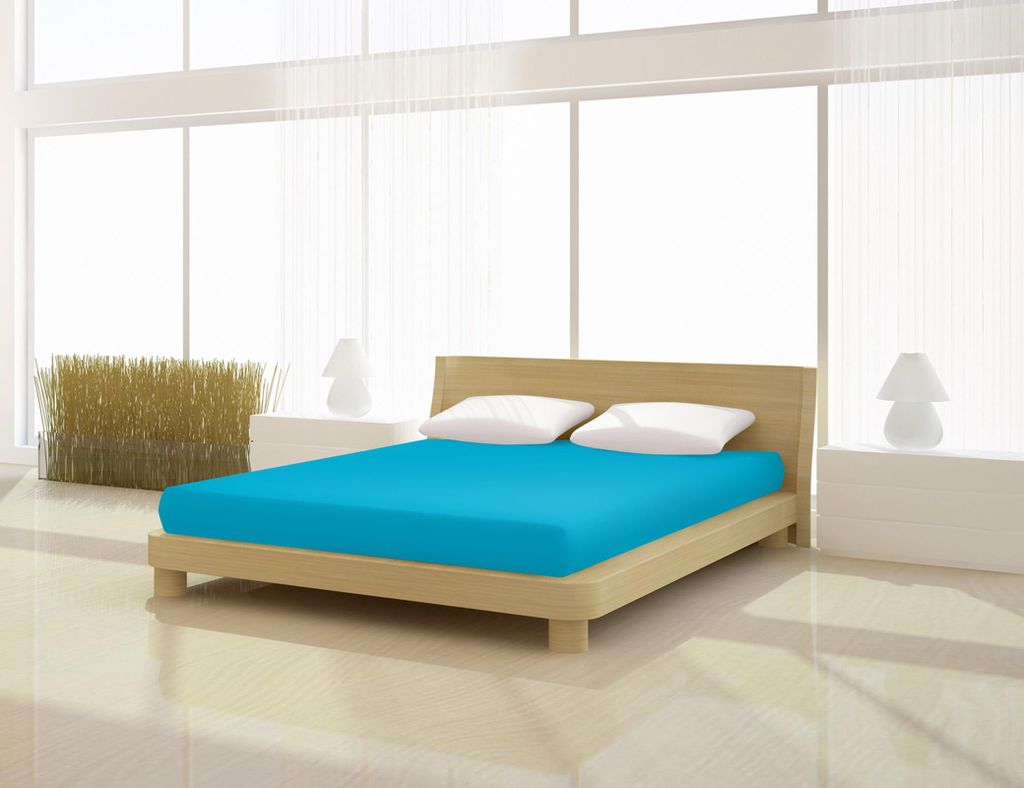 Spannbetttuch Fein Jersey de luxe 90 - 100 x 200 cm 90x200 +