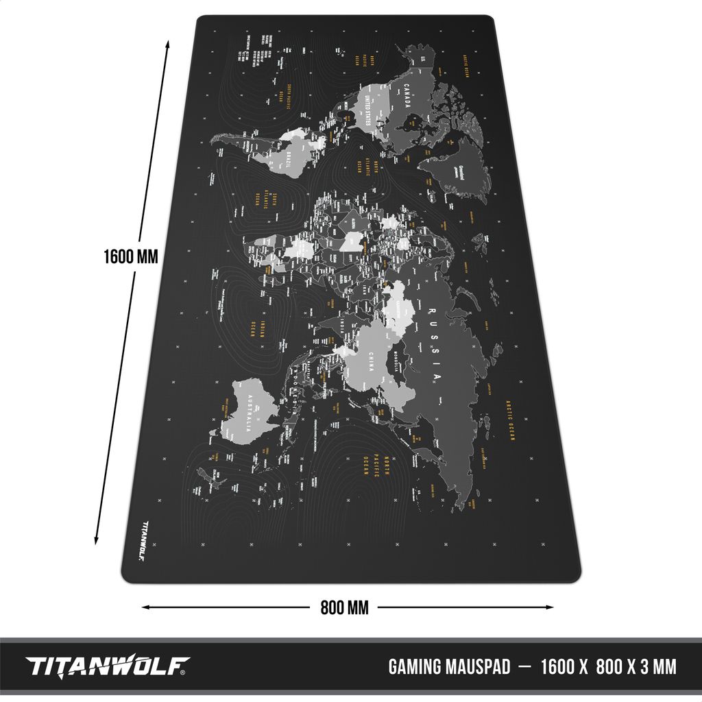 Titanwolf - podkładka pod mysz XXXL 1600 x 800 mm - duży Zdjęcie produktu 2