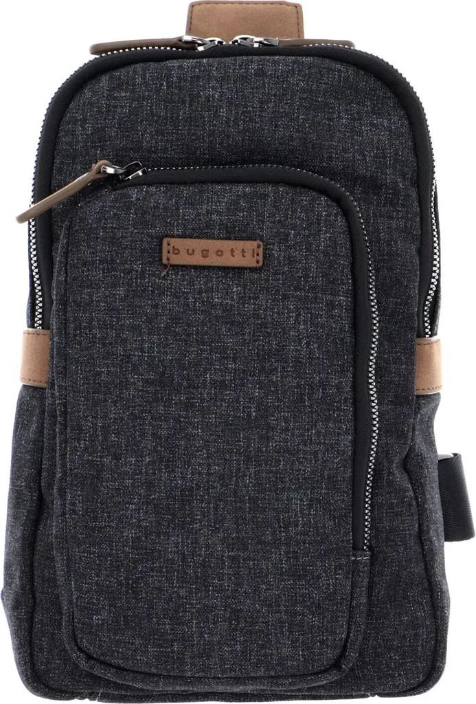 Petit sac bandoulière bugatti Luce gris pour voyage et sorties ville