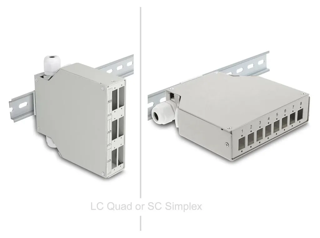 Panneau de brassage fibre 6 ports Delock : finissez-en avec le désordre