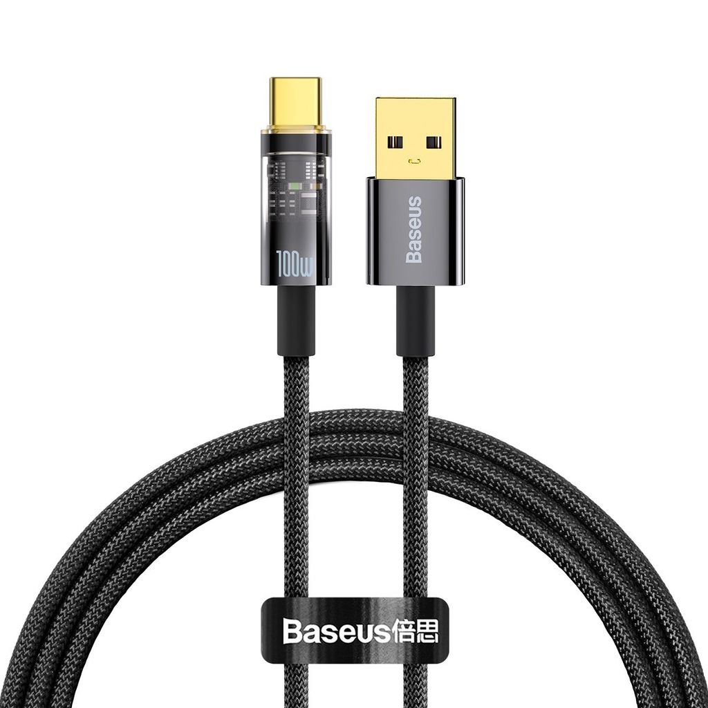 Baseus Schnell Ladekabel USB Typ C 100W Datenkabel USB C Kabel 1m